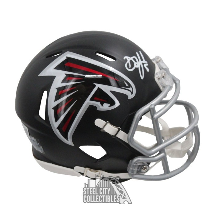 Drake London Autographed Atlanta Speed Mini Football Helmet - BAS ...