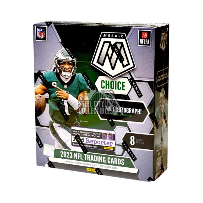 2023 Panini Mosaic Choice Football Box Steel City Collectibles