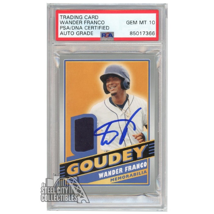 Wander Franco 2020 Upper Deck Goudey Autographed Jersey Card #GM-WF -  PSA/DNA