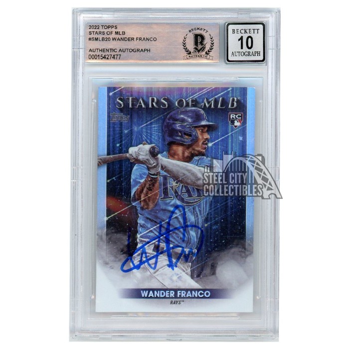 Wander Franco Autographed 2022 Bowman Chrome ROY Favorite Rookie