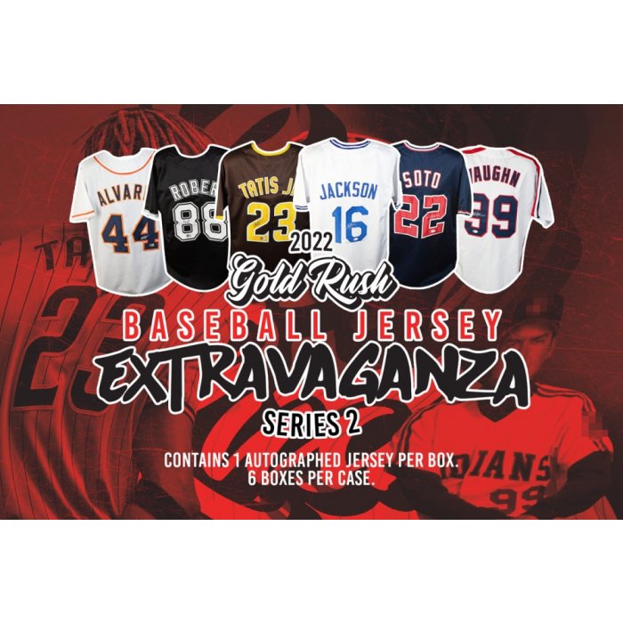 2022 Gold Rush Autographed Baseball Jersey Edition Series 2 6-Box Case