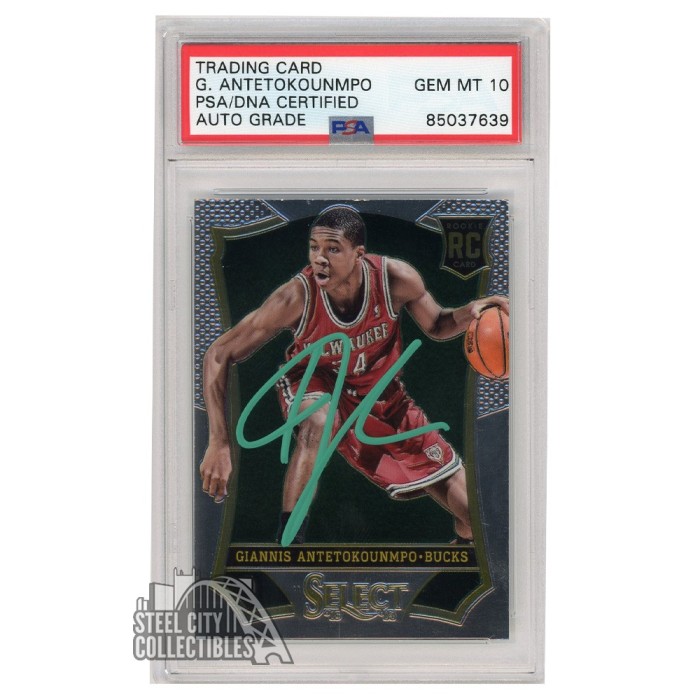 Giannis Antetokounmpo 2013-14 Panini Select Autograph Rookie Card