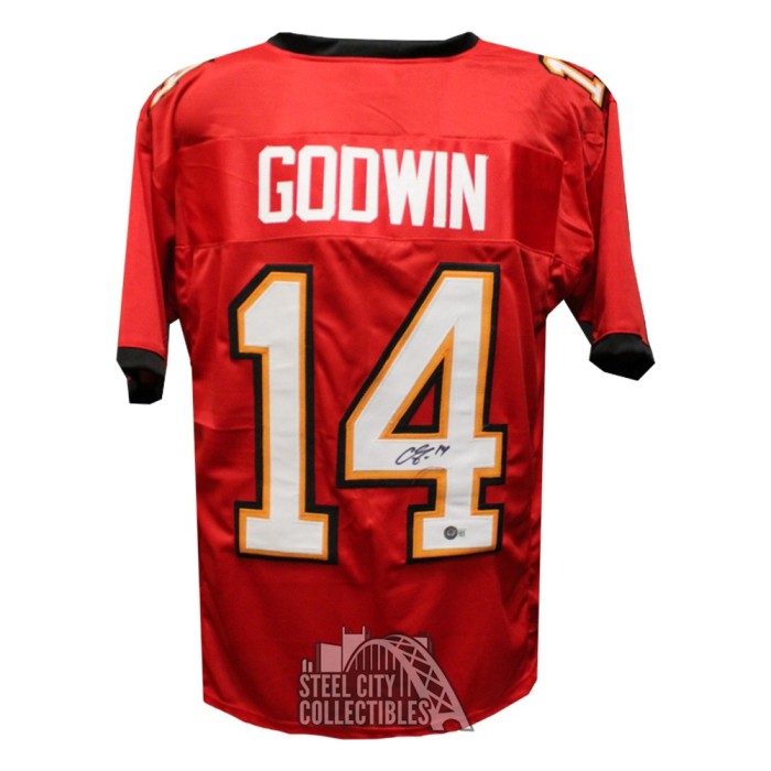 Tampa Bay Buccaneers Nike Game Road Jersey - White - Chris Godwin - Mens