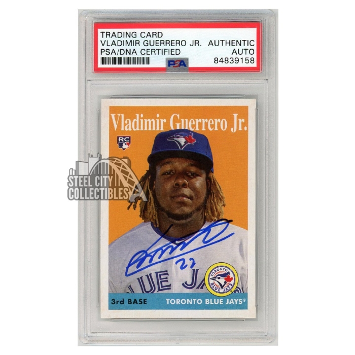 Vladimir Guerrero Jr Autographed 2019 Topps Series 2 RC Card (No