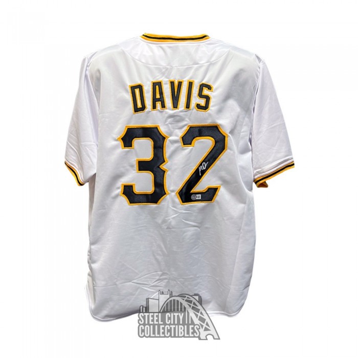 Henry Davis Autographed Pittsburgh White Majestic Replica Baseball Jersey -  BAS