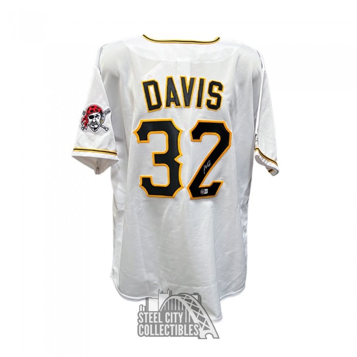 Henry Davis Autographed Pittsburgh Black Custom Baseball Jersey - BAS