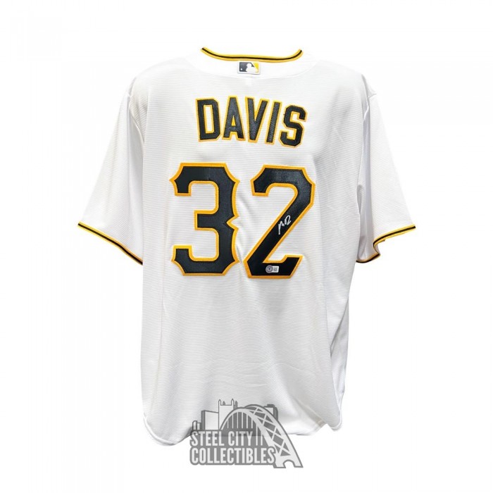 Henry Davis Autographed Pittsburgh Black Custom Baseball Jersey - BAS