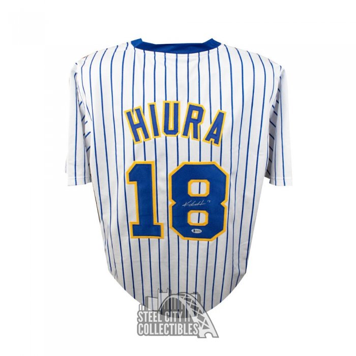 Keston Hiura Autographed Milwaukee Custom Baseball Jersey - JSA COA