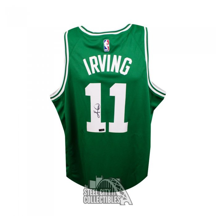 Autographed Boston Celtics Kyrie Irving Black Swingman Jersey - Panini  Authentic