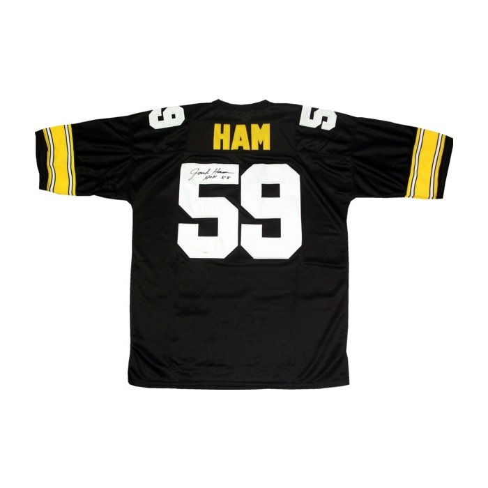 Jack Ham Autographed Pittsburgh Steelers Home Black Mitchell & Ness Jersey  - JSA COA