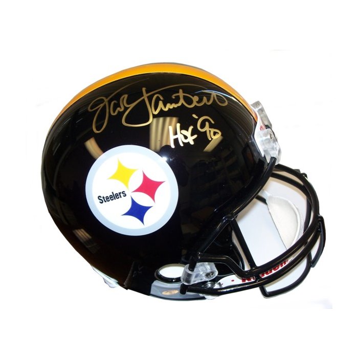 Pittsburgh Steelers #58 Jack Lambert Autographed Riddell Speed Lunar  Eclipse Authentic Full-Size Helmet