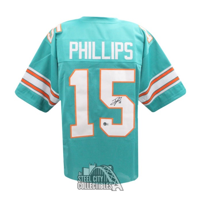 JAELAN PHILLIPS Miami Dolphins signed Jersey Beckett COA WT37131