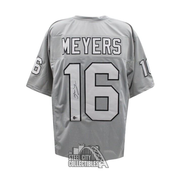 Jakobi Meyers Autographed Signed White Custom Football Jersey (JSA)