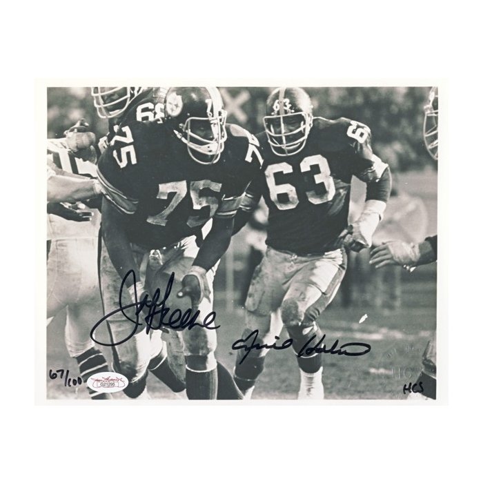 Joe Greene Autograph Steelers Eclipse Full Size Helmet – Great Moments  Sports Cards