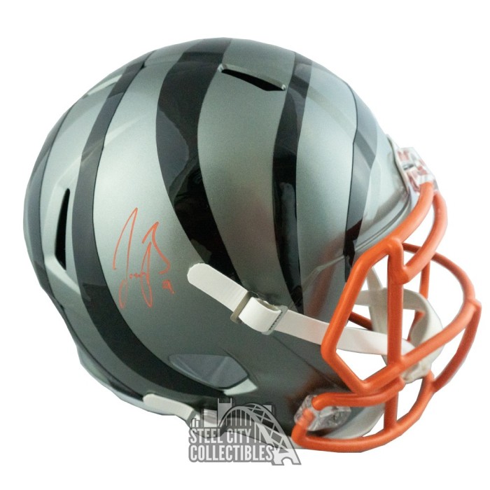 Cincinnati Bengals Joe Burrow Riddell speed mini helmet signed with pr –  Awesome Artifacts