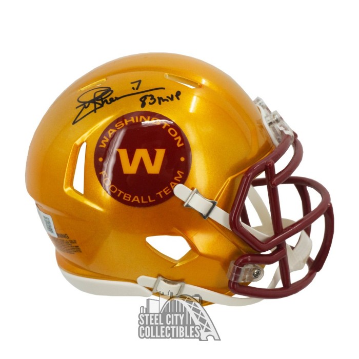 JOE THEISMANN AUTOGRAPHED outlets SIGNED WASHINGTON REDSKINS MINI HELMET