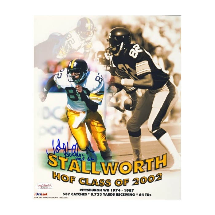 John Stallworth Autographed Pittsburgh Steelers 8x10 Photo (B) - JSA COA