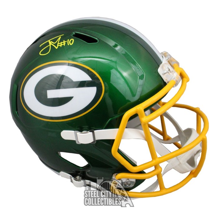 Green Bay Packers NFL Collectible Mini Helmet, Picture Inside