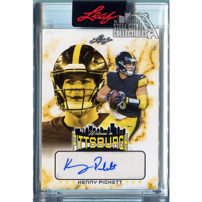 : KENNY PICKETT RC 2022 Leaf Draft Retail Blaster Red #9 NM+-MT+  NFL Football XRC ROOKIE : Collectibles & Fine Art