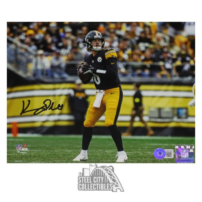 Kenny Pickett Autographed Pittsburgh 8x10 Football Photo - BAS | Steel ...