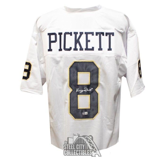 Pittsburgh Steelers Kenny Pickett Autographed White Jersey Beckett BAS QR  Stock #205997 - Mill Creek Sports