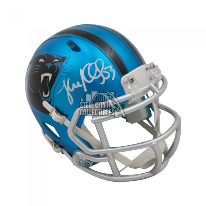 Luke Kuechly Autographed Carolina Panthers Eclipse Replica Full-Size  Football Helmet - BAS (White Ink)