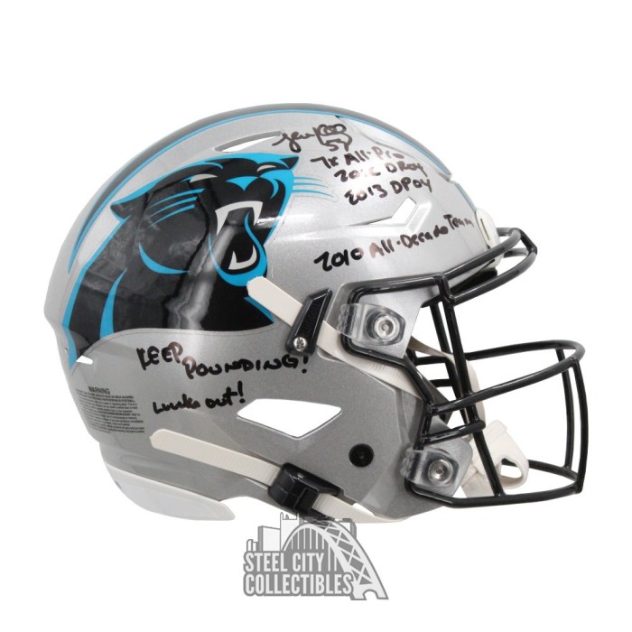 Panthers Luke Kuechly Autographed Signed Speed Flex Helmet - Beckett  Authentic 