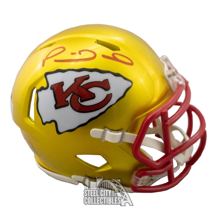 Patrick Mahomes Autographed Kansas City Chiefs Flash Full Size Helmet  Beckett