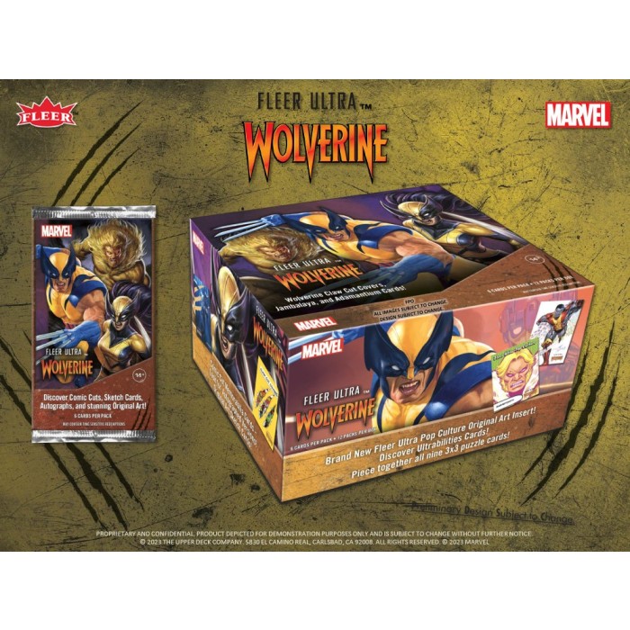 Upper Deck Fleer Ultra Marvel Wolverine Hobby Box Steel City Collectibles