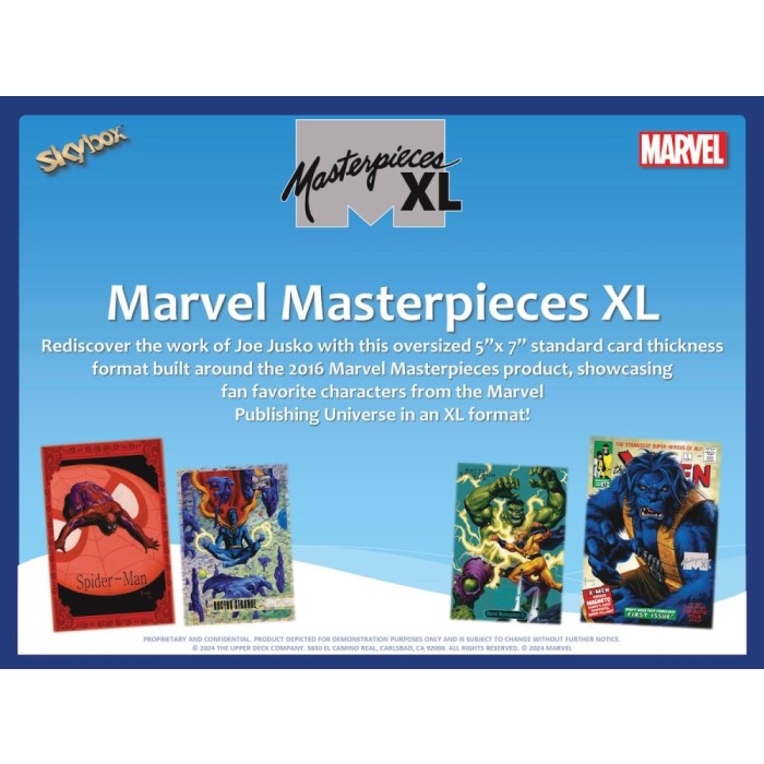 2024 Upper Deck Marvel Masterpieces XL Hobby Box Steel City Collectibles