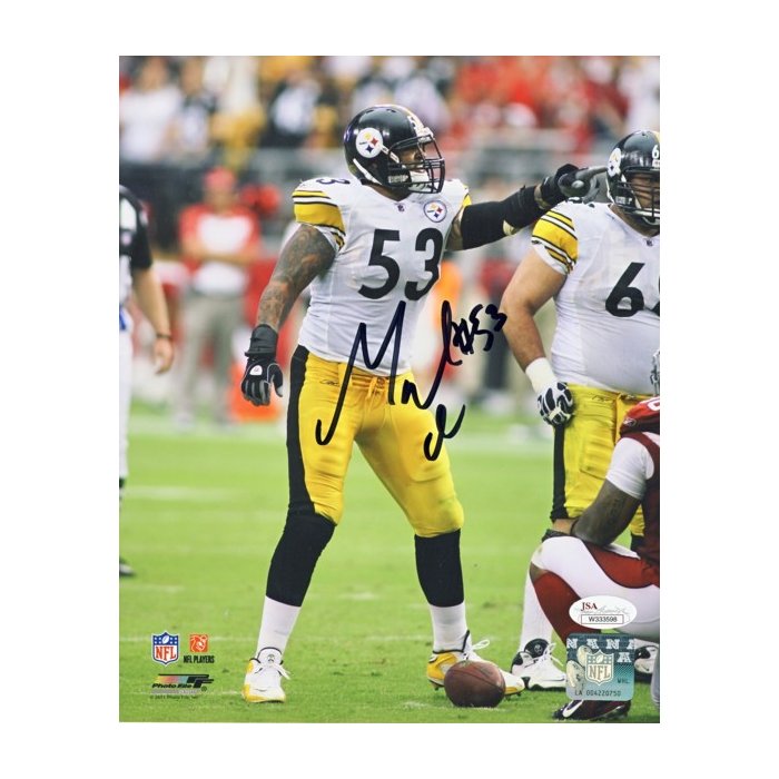 MAURKICE POUNCEY Pittsburgh Steelers Autographed SIGNED