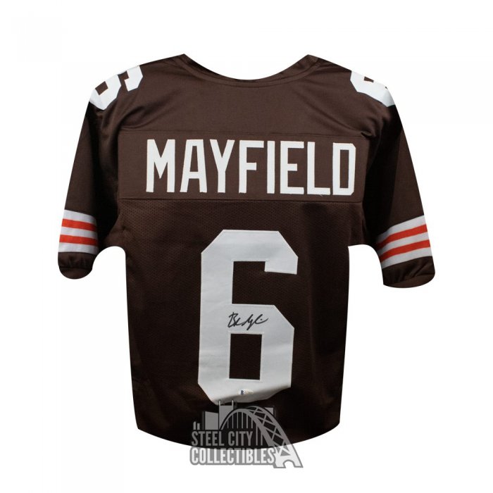 Baker Mayfield Jersey Sticker for Sale by cbaunoch