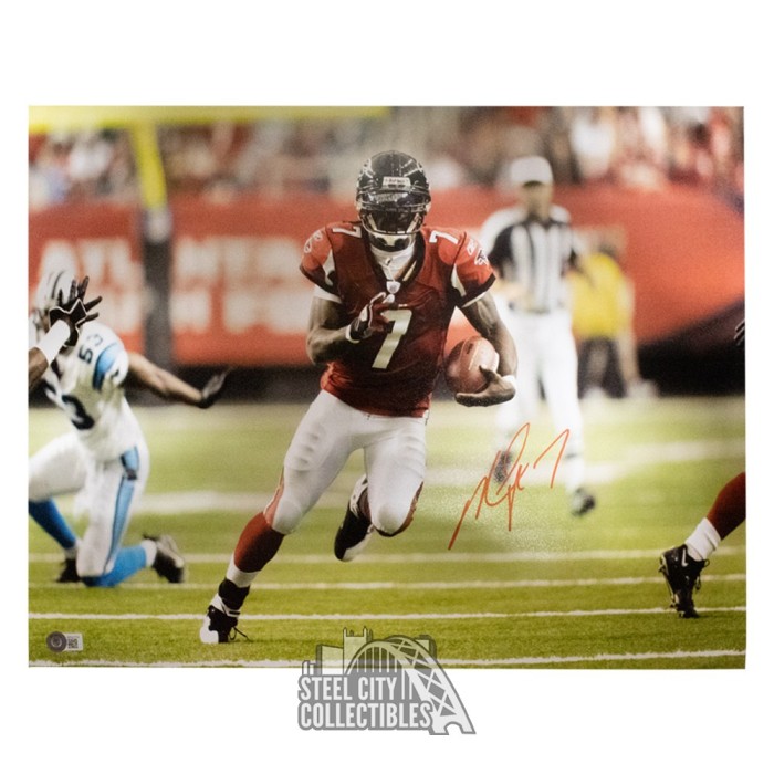 NFL Atlanta Falcons Michael Vick #7 Autograph Signed Photograph Picture  16x20 - Sinbad Sports Store