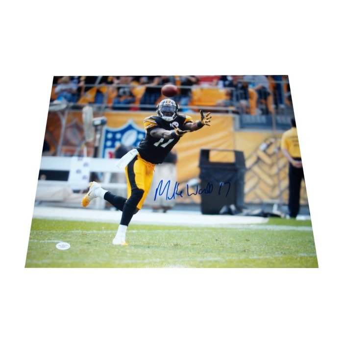 Mike Wallace Pittsburgh Steelers NFL Youth 8-20 Black Replica