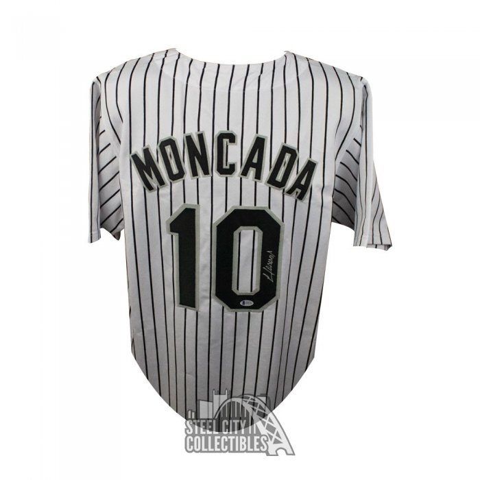 Yoan Moncada Autographed Chicago Custom White Baseball Jersey - JSA COA