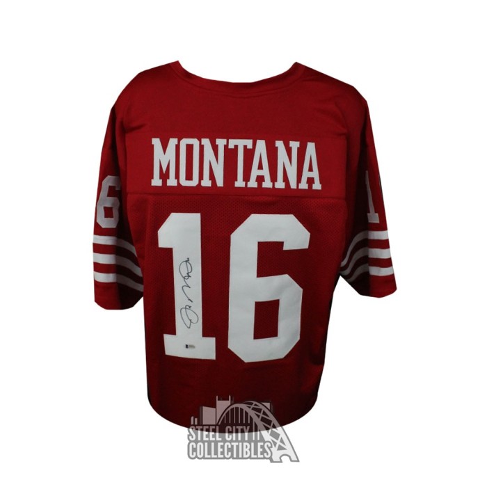 Joe Montana Autographed San Francisco Custom Black Football Jersey