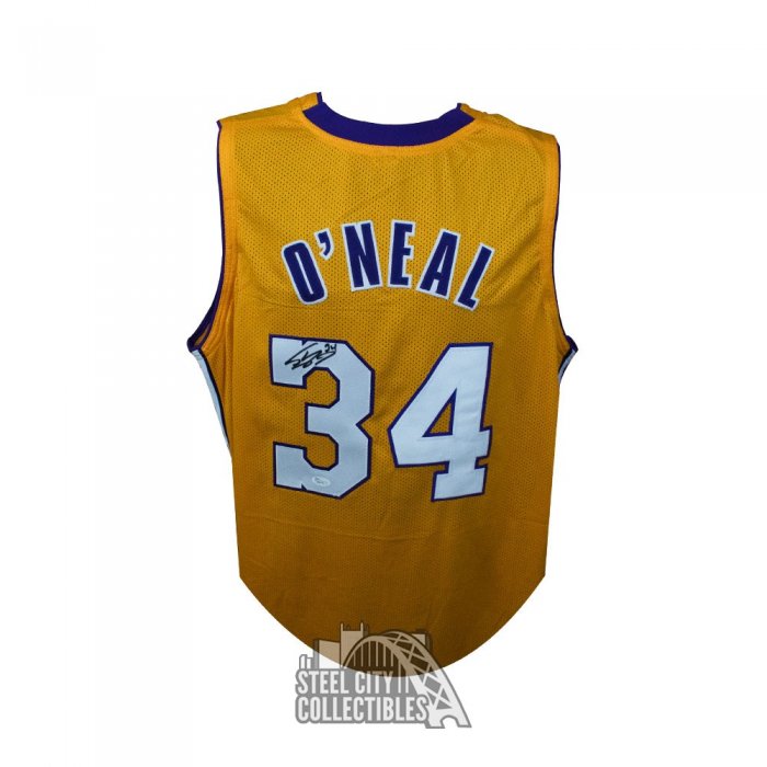 Shaquille O'Neal Autographed Superman Custom Basketball Jersey - JSA COA