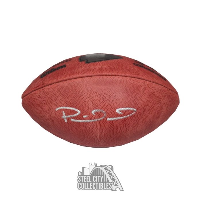 Patrick Mahomes II Autographed Wilson NFL Football W/PROOF, Picture of  Patrick Signing For Us, Kansas City Chiefs, Texas Tech Red Raiders, 2017  NFL