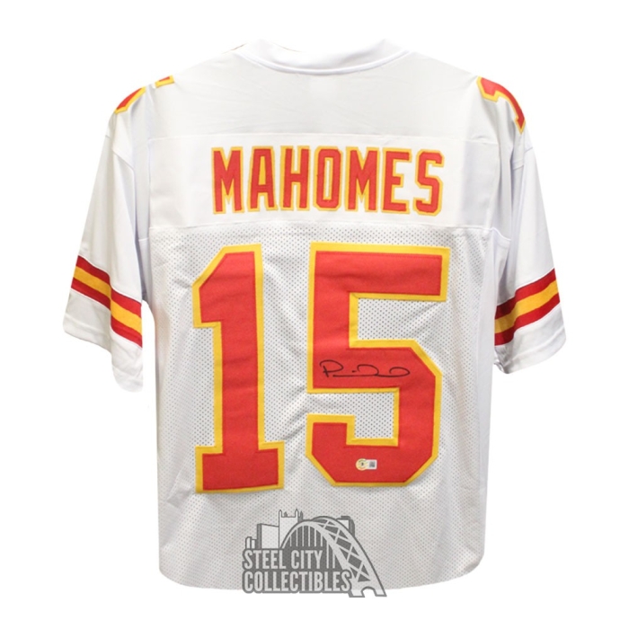 Patrick Mahomes Red Kansas City Chiefs Autographed Nike Limited Home Jersey  with LIV MVP Inscription