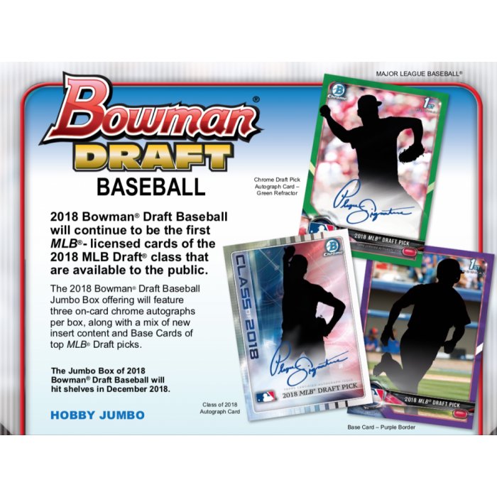 2022 Bowman Draft Baseball Jumbo 8 Box Case