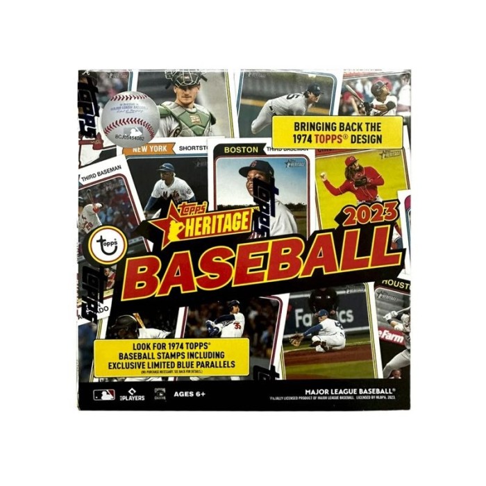 2023 Topps Heritage Baseball Mega Box Steel City Collectibles