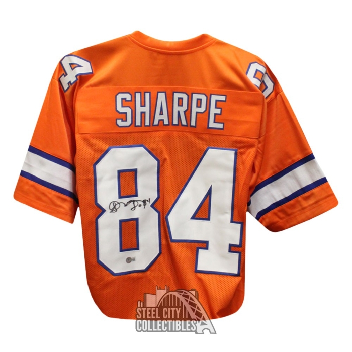 Logo Athletic, Shirts, 9s Shannon Sharpe Denver Broncos Football Jersey  Vintage Blue Orange White