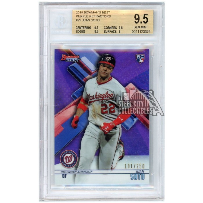 Juan Soto Bowman outlet Prospects Rookie BGS 9.5