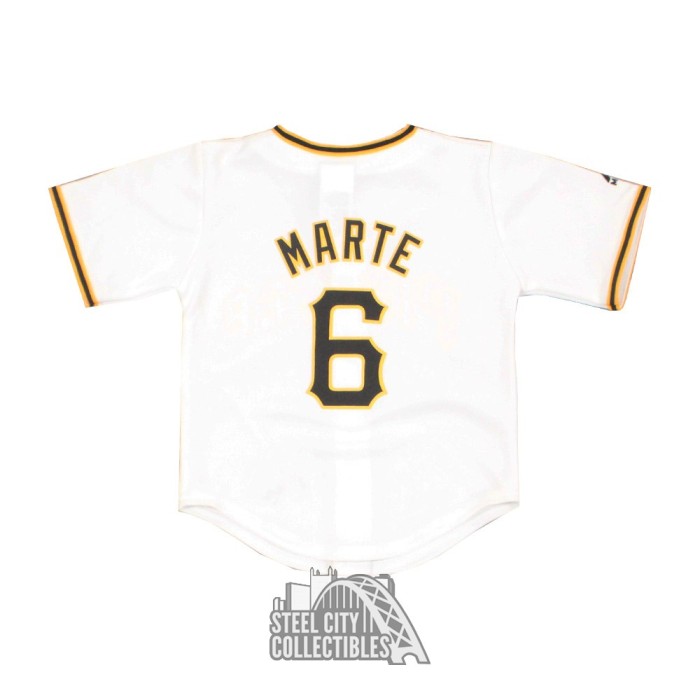 Starling Marte Pittsburgh Pirates Youth Majestic Black Baseball Jersey