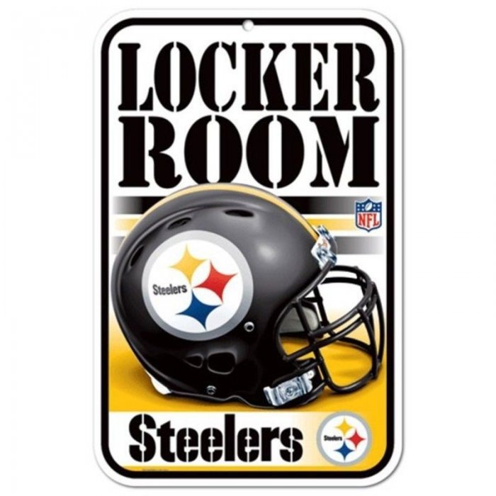 13 Pittsburgh Steelers Metal Distressed Bottlecap Wall Sign – Limited Edition FOCO Steelers Sign – Represent The Nfl, AFC and Show Your Team Spirit