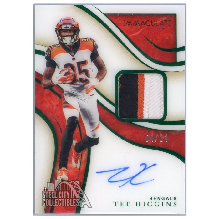 Tee Higgins national store treasures auto /25