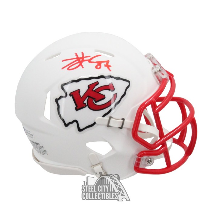 Travis Kelce Autographed Kansas City Chiefs Speed Mini Helmet BAS 3446 –  Super Sports Center