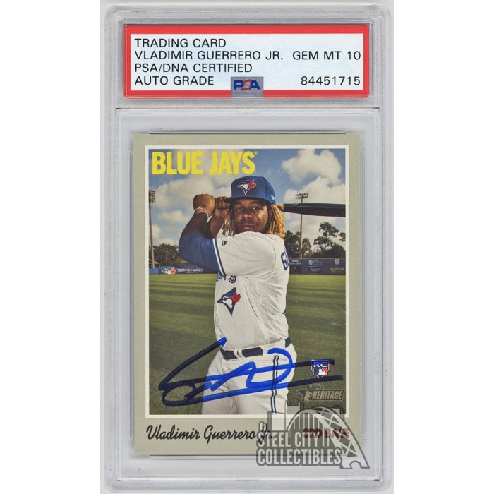 Lot Detail - 2019 Topps Heritage Real One Autographs Blue Jersey