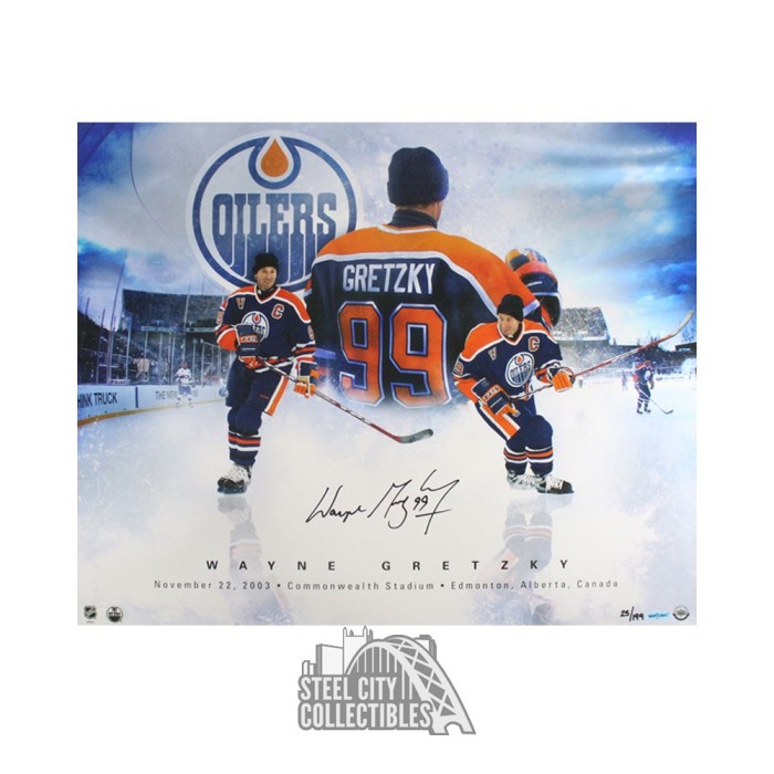 Wayne Gretzky Autographed Edmonton One More Time 20x24 Hockey Photo Uda Steel City 3981