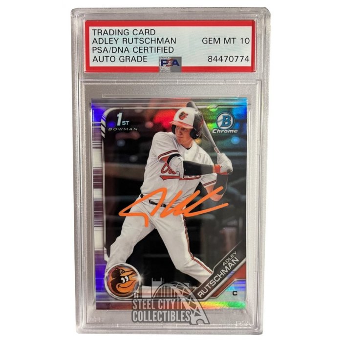 Adley Rutschman PSA 10 Bowman chrome sandiegokidsdentist.com